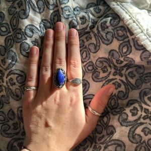 Sterling Silver Lapis Lazuli Ring